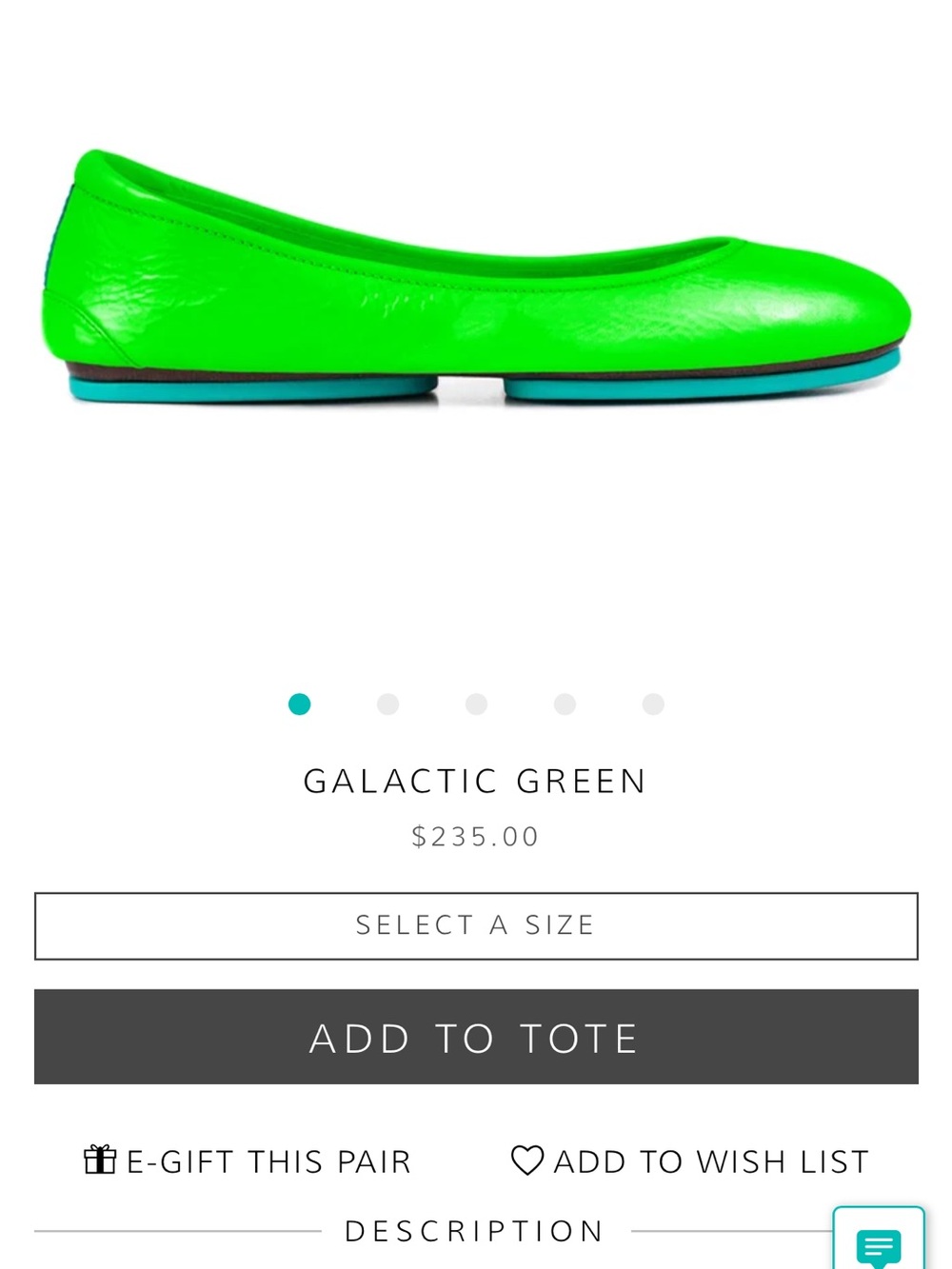 Galactic Green Tieks size 11